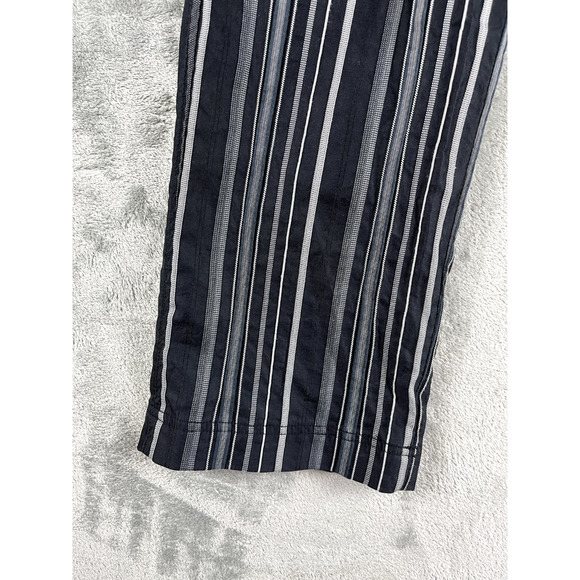 TheOpen Product Striped High Waisted Trousers Pants Slacks 27 Waist Quiet Luxury - Picture 5 of 16